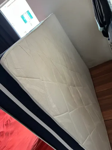 Cama Box (Box + Colchão) Casal Plumatex - de Molas Ensacadas 59cm de Altura Alfa Maxx