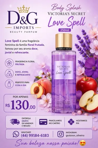 Body Splash Victoria's Secret Love Spell 250ml