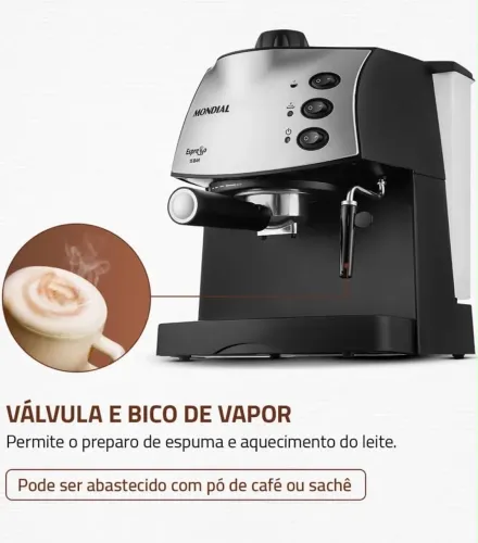 Maquina De Café Espresso Coffe Cream Mondial 220v (Usado)