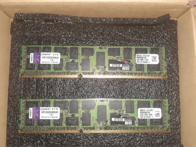 Memória RAM Kingston 8GB DDR3 1333MHz ECC Registrada (RDIMM) Servidor KTD-PE313LV/8G