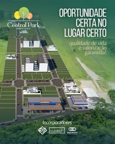 Terreno no loteamento central park