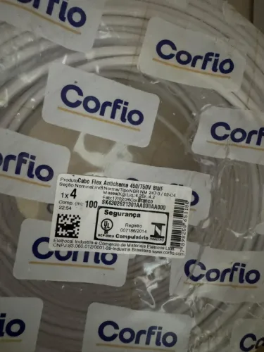 ROLOS CORFIO 4MM 100M (LACRADOS)