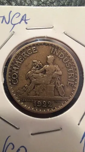Moeda Da França 1922