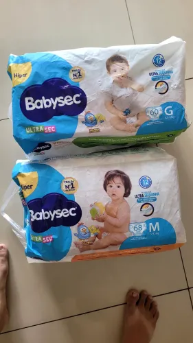 Fraldas babysec fita