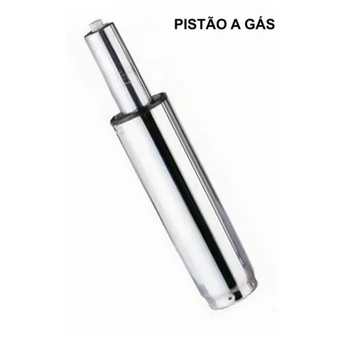 Pistão Para Cadeira Cromado Elevação Suave Alta Durabilidade Premium 98806