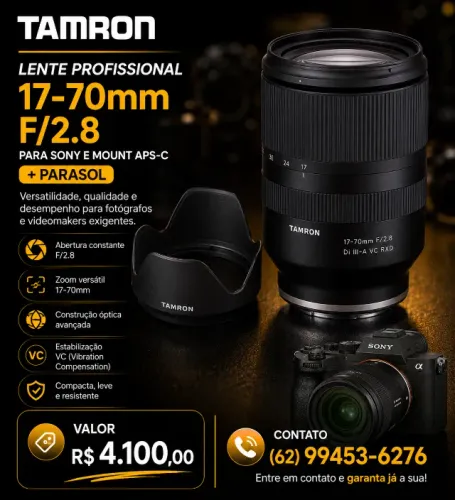 Lentes de Camera Fotografica Profissional