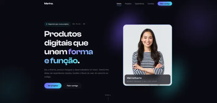 Criação de Site Pessoal e Portfólio Profissional