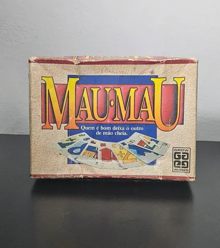 Jogo de Cartas Mau Mau Antigo Grow