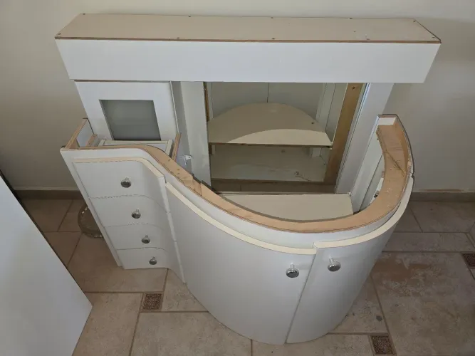 Gabinete de pia completo