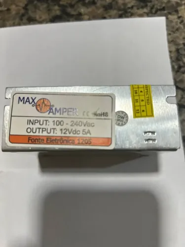 Fonte Eletrônica 1205 Max Ampere 12vdc 5a