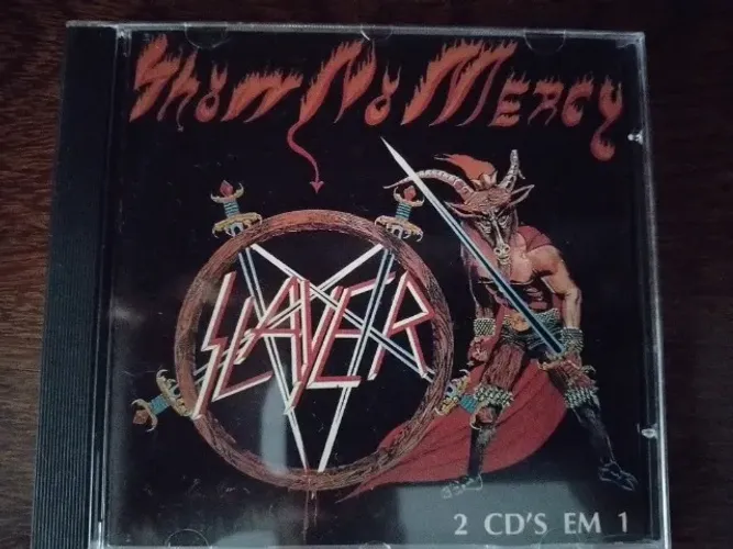 cd slayer ( 2 cds em 1 ) show no mercy haunting the chapel