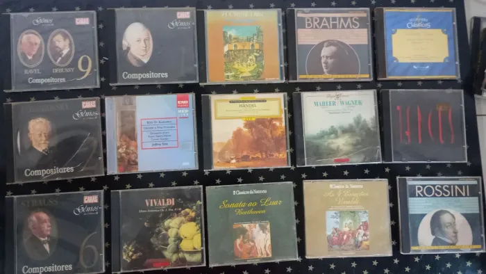 LOTE 15 CDS ORIGINAIS - MUSICAS CLÁSSICAS E ERUDITAS
