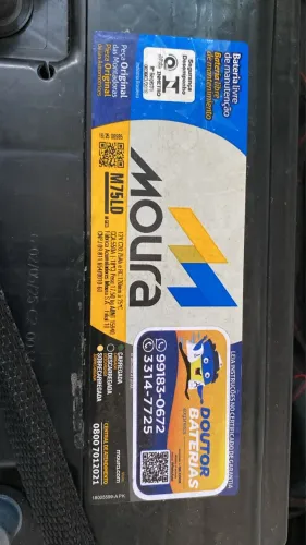 Bateria Moura 75 nova