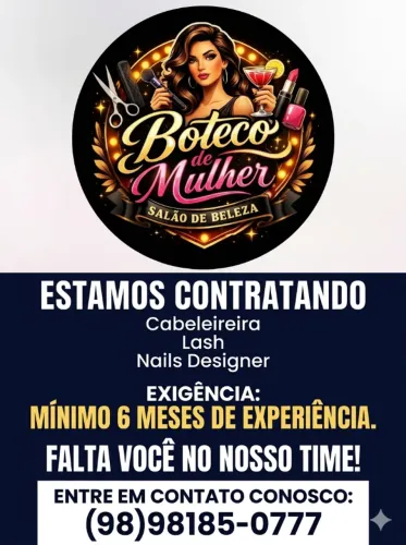 Vaga de emprego salão de beleza 
