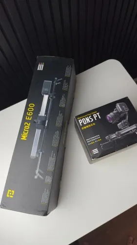 Kit Zeapon Micro2 E600 Slider Motorizado + Pons PT Cabeçote Pan/Tilt - Estado de Novo