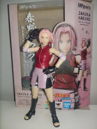 Sakura sh figuarts incompleta com rostos top 99 Naruto SHF shfiguarts bandai