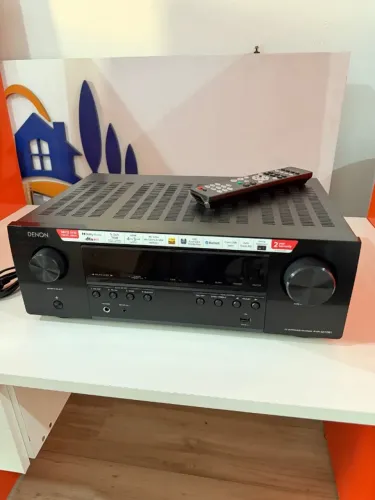 Receiver Denon Avr-570bt 5.2 Canais Hdmi Bluetooth 8k Preto