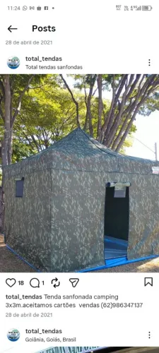Tenda camping 3x3