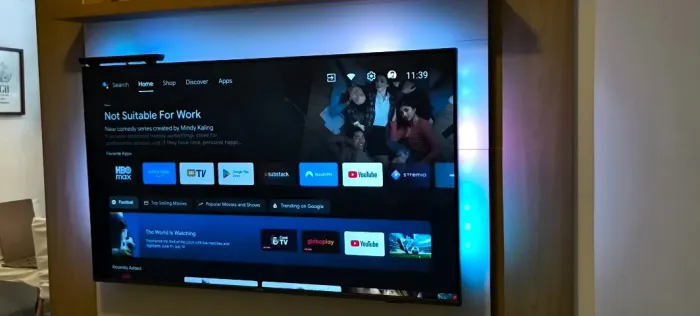 TV Philips 4K 55 polegadas Ambilight