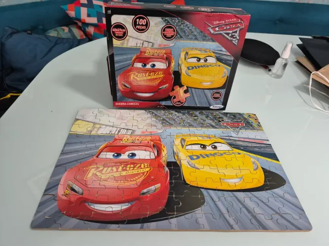 Quebra cabeça - Carros - 100 peças
