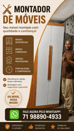 Montador de Móveis Perto de Você - Atendimento Rápido