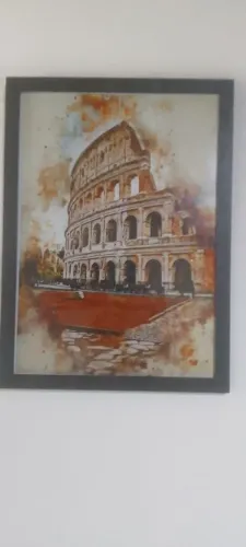 Quadros decorativos arquitetônicos feito para embelezar escritório e salas de estar.