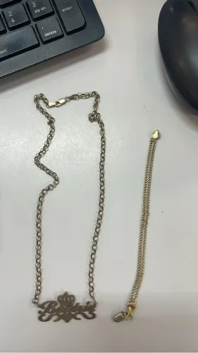 Cordão de prata com nome Beatriz