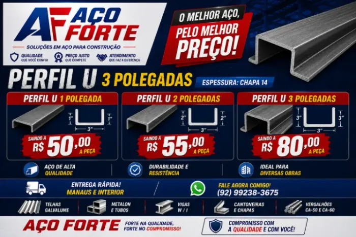 PERFIS 1" / 2" / 3"
