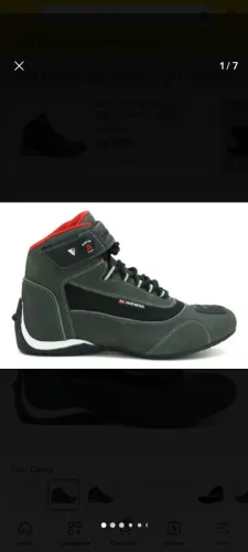 Tênis Pilotagem Moto Motociclista Atron Shoes De Couro -310