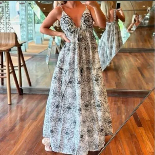 Vestido bordado farm