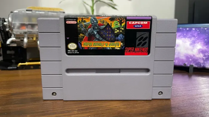 Jogo Super Nintendo Super Ghouls n Ghosts Original 