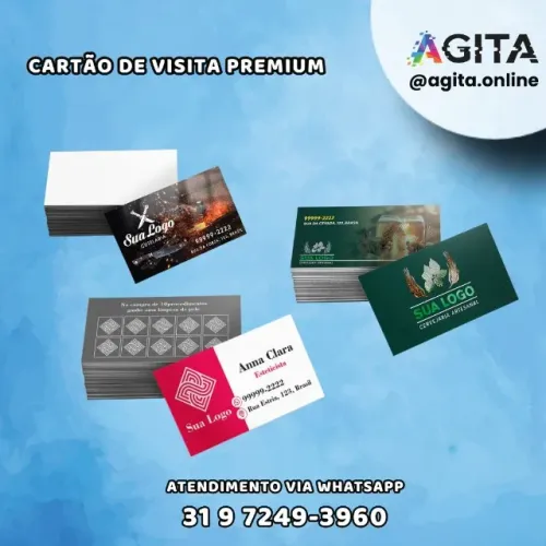  CARTÃO DE VISITA PREMIUM PERSONALIZADO