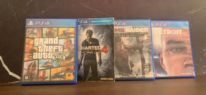 Jogos para ps4 em estado de novo