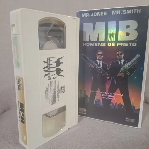 Fita VHS original ( branca) MIB Homens de Preto (Legendado)