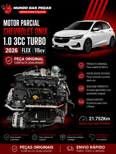 MOTOR ÔNIX 3CC TURBO - 2026 DISPONÍVEL