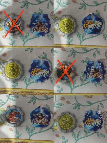 25 Tazos da Coleção Cheetos com Surpresa Piratas Elma Chips 2012 Originais!(Vendo Avulso)!