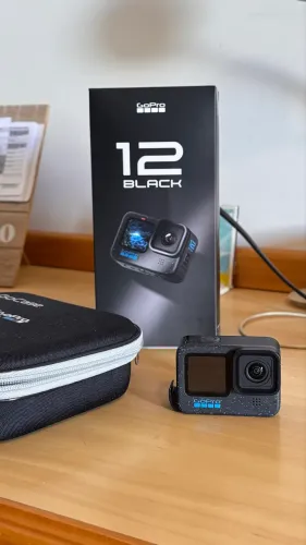 Go pro HERO 12 black - USADA POUCAS VEZES.