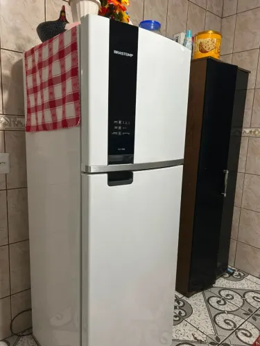 Geladeira Brastemp BRM46MB Frost Free 385L Duplex Xpert Inverter Branco