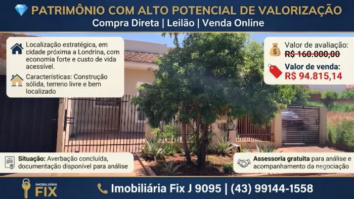  PATRIMÔNIO COM ALTA POTENCIAL DE VALORIZAÇÃO Compra Direta | Leilão | Venda Online