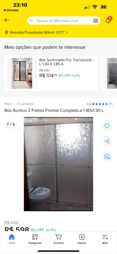Box acrílico 