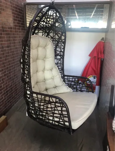 Cadeira Suspensa Balanço de Rattan 