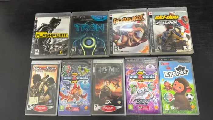 Combo jogos PS3 + PSP