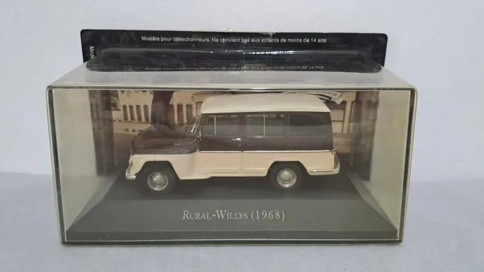 MOBILE TOY MT Rural Willys 1968 Carros Inesquecíveis do Brasil 1:43 Novo Lacrado