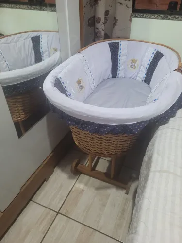 Berço de vime 