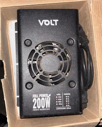 FONTE NOBREAK VOLT FULL POWER 200W - 24V 7A OU 48V