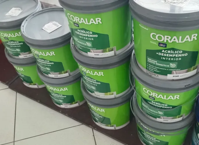 CORALAR ACRILICO BRANCO BALDE PRASTICO 15L CORAL 