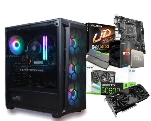 PC Gamer RTX 5060 ti | 16gb ram | Ryzen 5 5500 | 1Tbb ssd