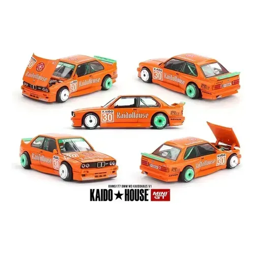 BMW M3 Laranja - MiniGT Kaido House LACRADO
