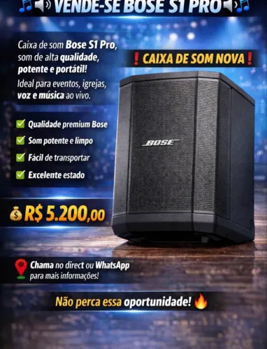 Caixa de som Bose S1 Pro
