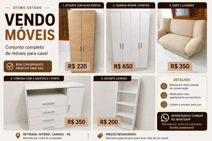 Móveis a venda